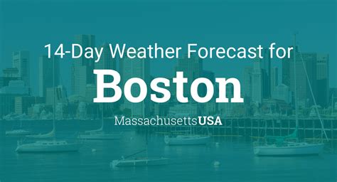 Partly sunny. . Weather forecast boston usa 14 days
